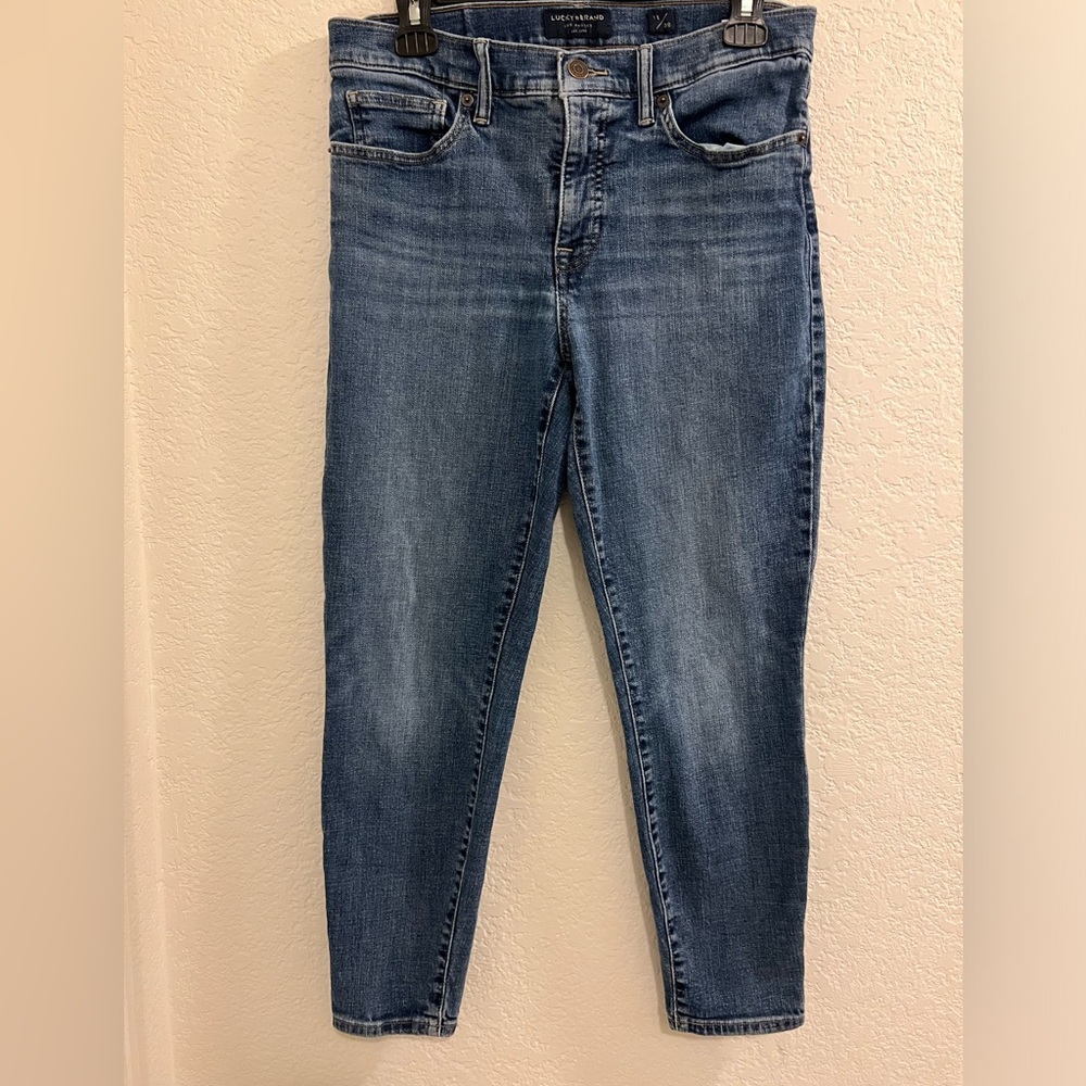 Pre-Loved Lucky Brand Women’s Mid rise cropped Jeans